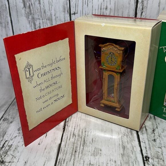 Hallmark Keepsake Ornament Twas the Night Before Christmas set of 3 - Picture 9 of 9